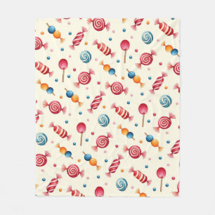 Candy Wonderland Fleecedecke