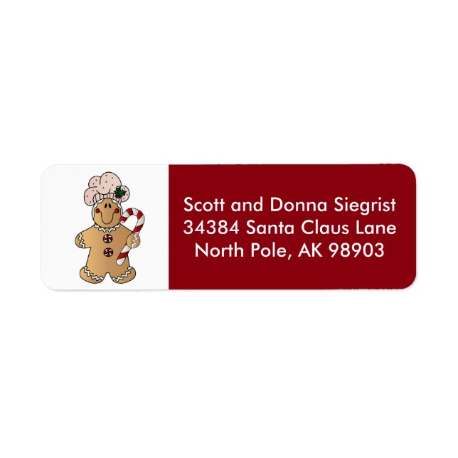 Candycane Gingerbrot Man| Weihnachten (Vorne)