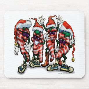 CandyCane-Paprikaschoten Mousepad