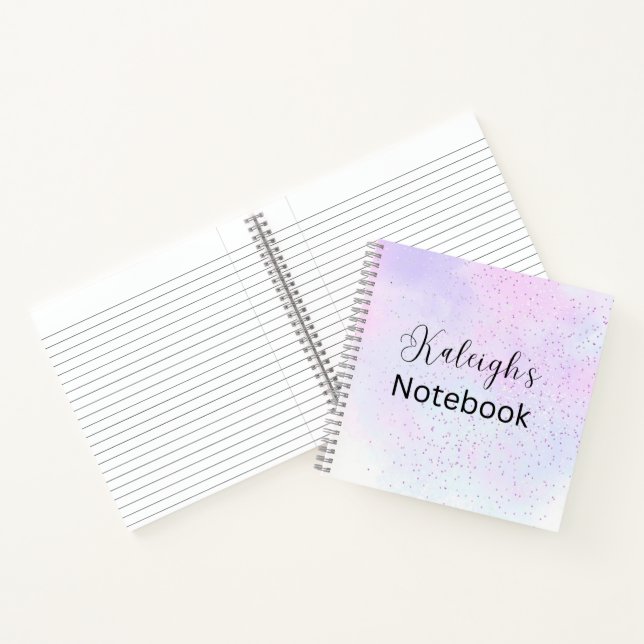 Candyfloss Square Spiral Notebook Notizbuch (Innenseite)