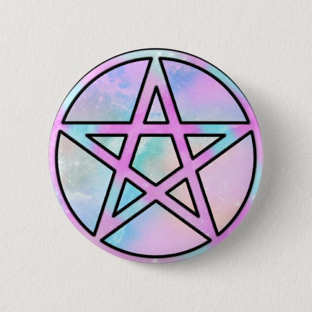Candygram PastellPentagram Button (Vorderseite)