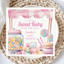 Candyland Baby Showpapier Napkin Serviette