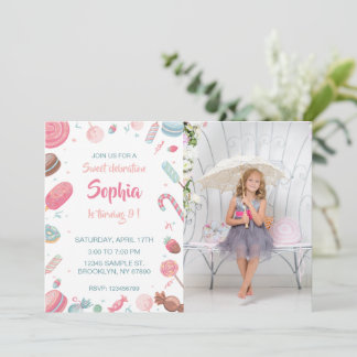 Candyland Candy Land Party Einladung