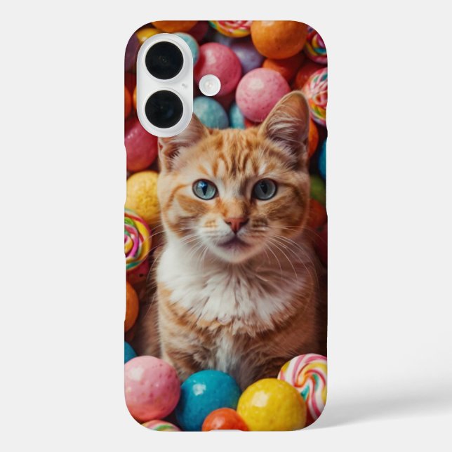 Candyland Cat Case-Mate iPhone Hülle (Rückseite)