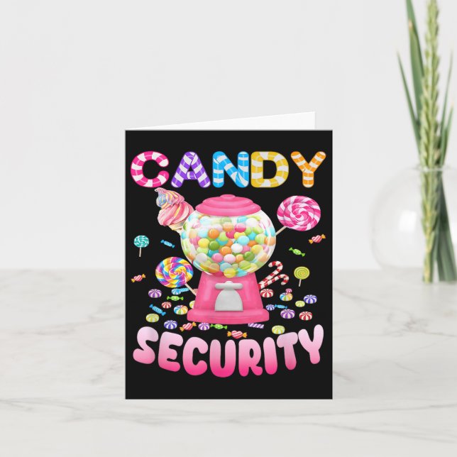Candyland Costume Kindermädchen Erwachsene Karte (Vorderseite)