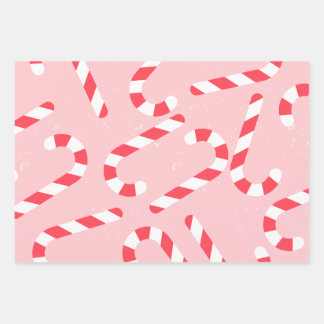 Candyland farbenfrohe Muster Geschenkpapier Set