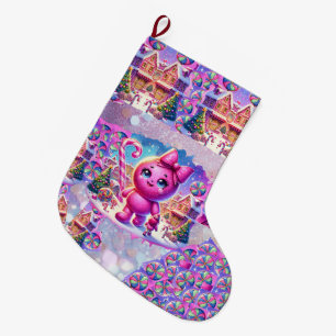 CandyLand GumDrop Großer Weihnachtsstrumpf