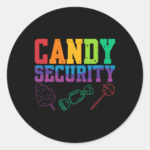 Candyland Halloween Costume Kinder die Runder Aufkleber