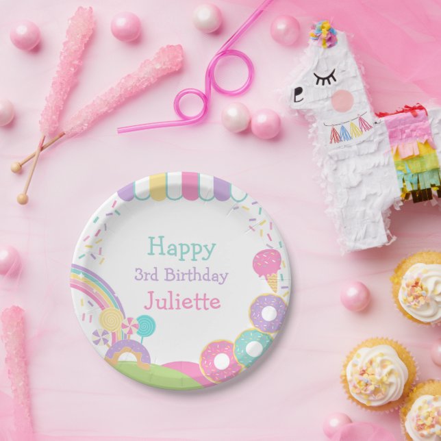 Candyland Pappteller (Party)