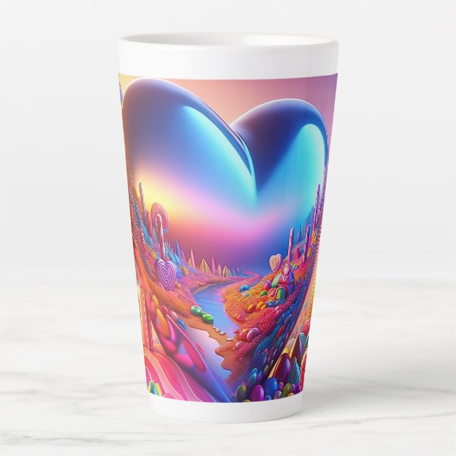 Candyland Pinball Heart Tasse (Thumbnail Test) (Vorderseite)