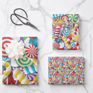 Candyland Trio Geschenkpapier Set