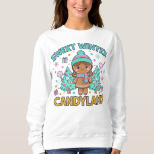 Candyland-Weihnachts-T-Shirt – Whimsical Winter Ho Sweatshirt