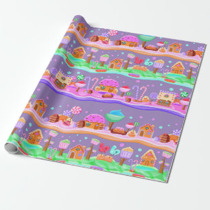 Candyland Wrapping Paper Geschenkpapier