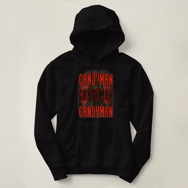 Candyman Halloween Kostüm für Männer Frauen Beängs Hoodie (Design vorne)