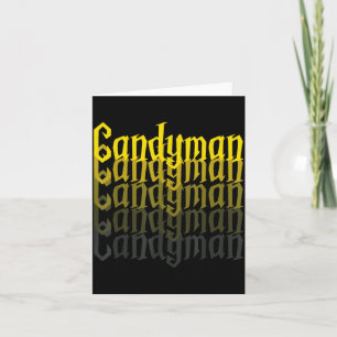 Candyman Rückwärts Spiegel Halloween Kostüm Lustig Karte