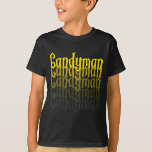 Candyman Rückwärts Spiegel Halloween Kostüm Lustig T-Shirt