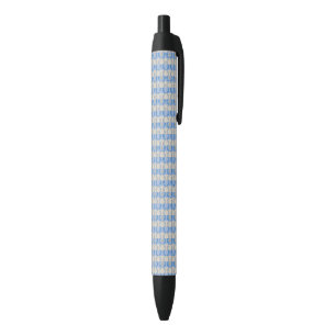 Candystripe Blau auf lagertan Kugelschreiber