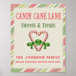 Cane Cane Lane Vintag Family Pastel Poster