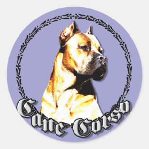 Cane-Corso-Aufkleber Runder Aufkleber