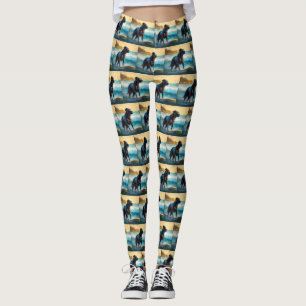 Cane Corso Beach Surfgrafik Leggings