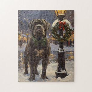 Cane Corso Christmas Puzzle
