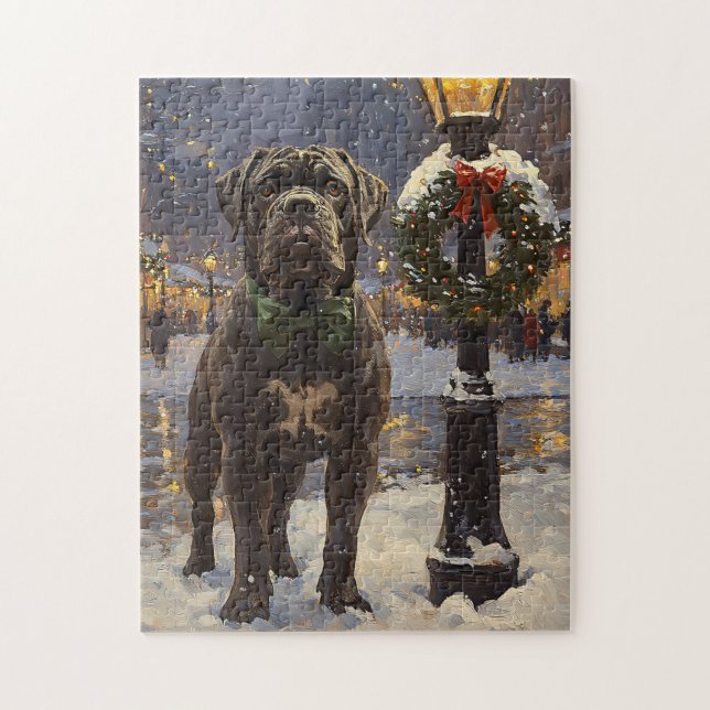 Cane Corso Christmas Puzzle (Vertikal)