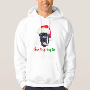 Cane Corso Christmas Santa's Bestie Familie Pajama Hoodie