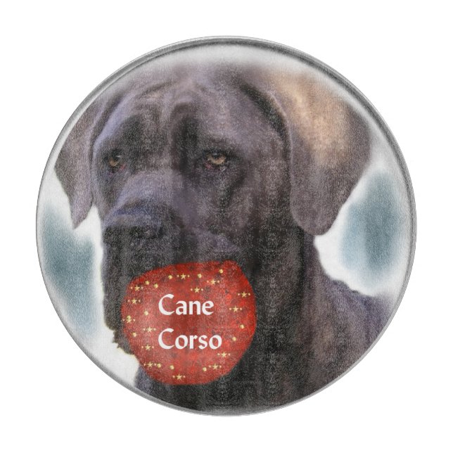Cane Corso Christmas Schneidebrett (Vorderseite)