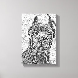 Cane Corso Corsa Welpenhund Leinwanddruck