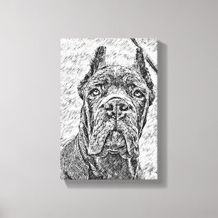 Cane Corso Corsa Welpenhund Leinwanddruck
