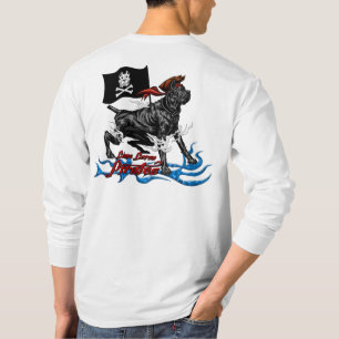 Cane Corso, der Kapitän des Piratenschiffs T-Shirt