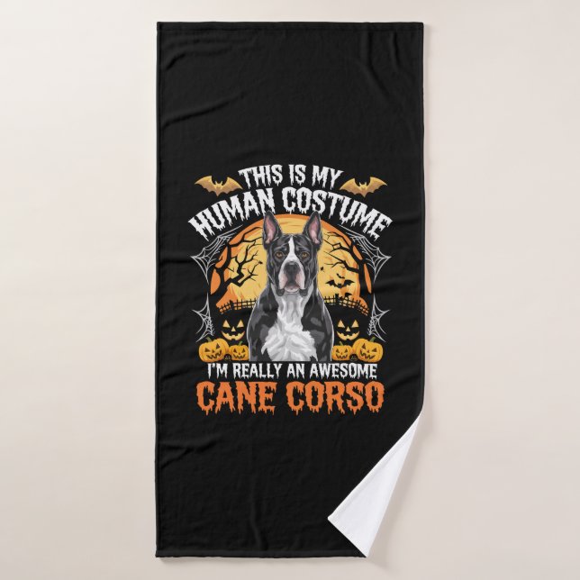 Cane Corso Dog Awesome Costume Halloween Badehandtuch (Badehandtuch)