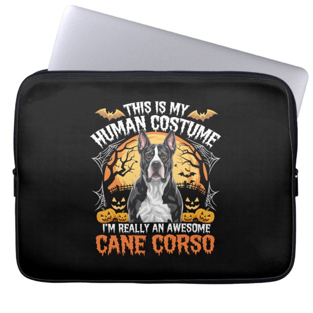 Cane Corso Dog Awesome Costume Halloween Laptopschutzhülle (Vorderseite)