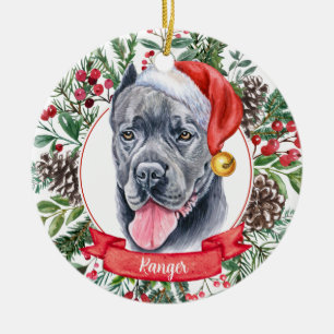 Cane Corso Dog Custom Weihnachtsschmuck