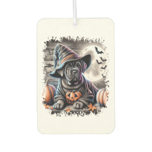 Cane Corso Dog Halloween Autolufterfrischer