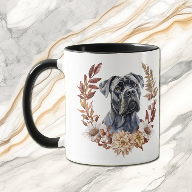 Cane Corso Dog Herbstkranz Tasse (Von Creator hochgeladen)