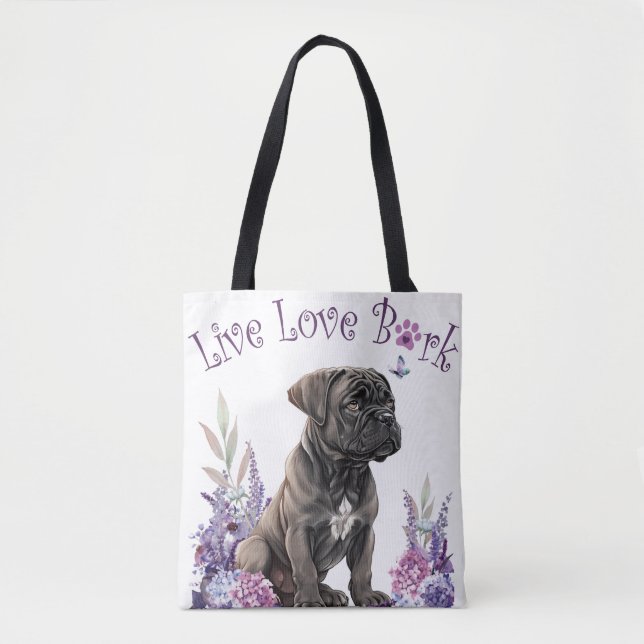 Cane Corso Dog Mama Floral (Vorderseite)