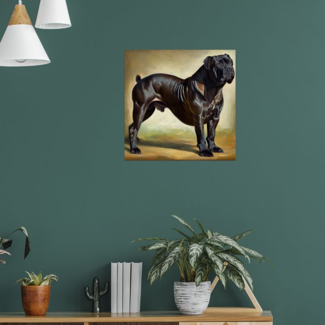 Cane Corso Dog Poster (Wohnzimmer 1)