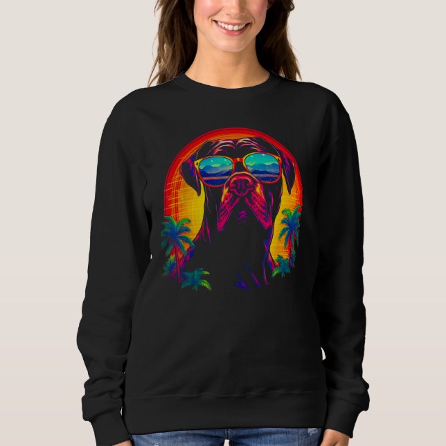Cane Corso Dog Vacation Sweatshirt (Vorderseite)