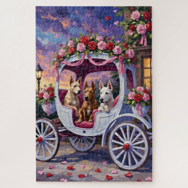 cane corso Dog Valentine's Day Puzzle (Vertikal)