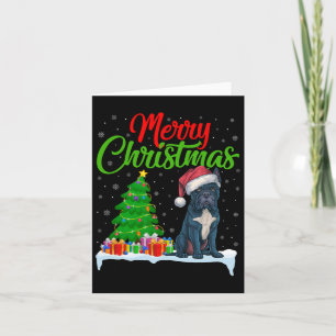 Cane Corso Dog Weihnachtsbaum Lichter Funny Xmas D Karte