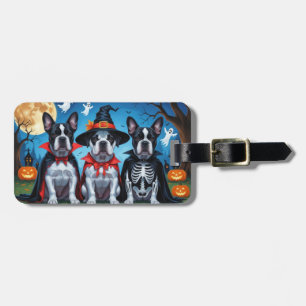 Cane Corso Dogs Pumpkin Halloween Funny Gepäckanhänger