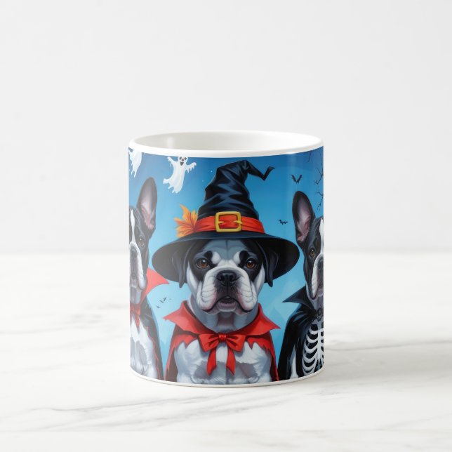Cane Corso Dogs Pumpkin Halloween Funny Kaffeetasse (Mittel)