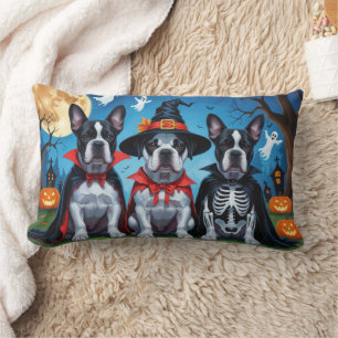 Cane Corso Dogs Pumpkin Halloween Funny Lendenkissen