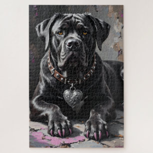 Cane Corso Ergebener Wächter Herz Charme Valentins Puzzle
