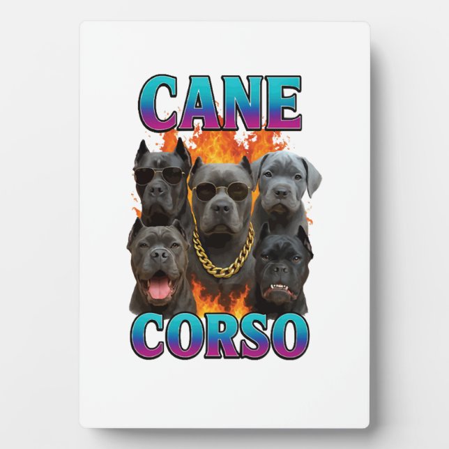 Cane Corso  Fotoplatte (Vorderseite)