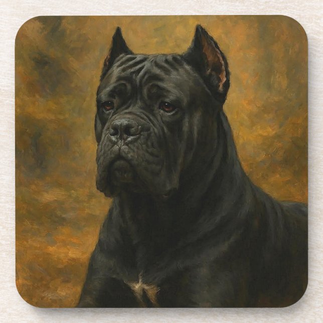 Cane Corso Getränkeuntersetzer (Vorderseite)