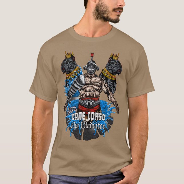 Cane Corso Gladiator des Königs T-Shirt (Vorderseite)
