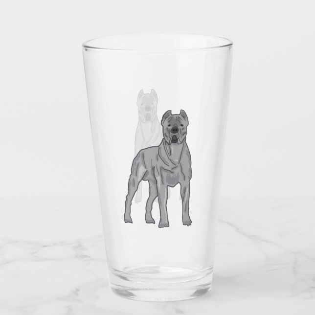 Cane Corso Glas (Vorderseite)