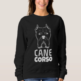 Cane Corso Großes Motiv Sweatshirt